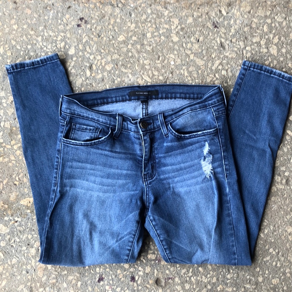 Flying Monkey Jeans with Zipper Ankle